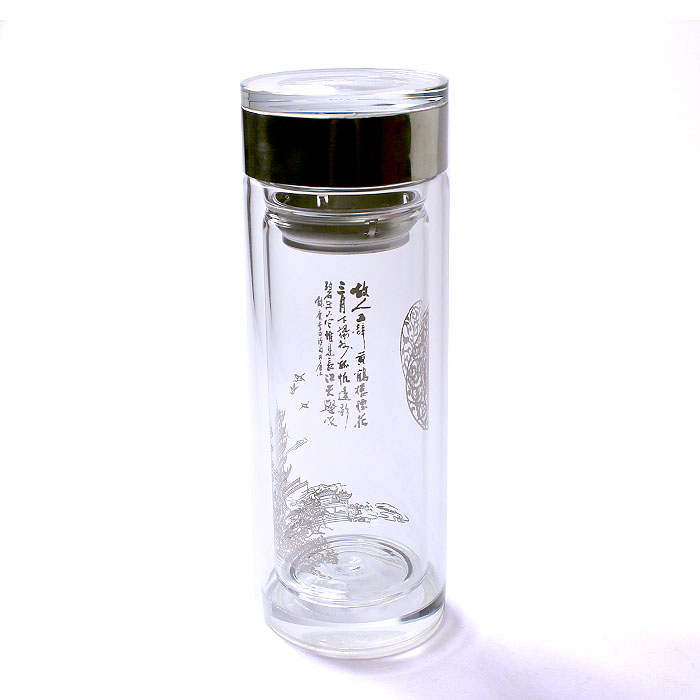 武汉礼物 黄鹤楼纪念品 高档水晶杯