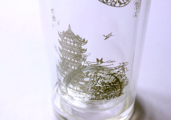 武汉礼物 黄鹤楼纪念品 高档水晶杯