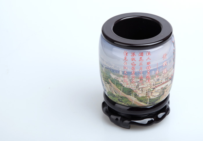 武汉旅游纪念品 黄鹤楼笔筒 适合送外地朋友