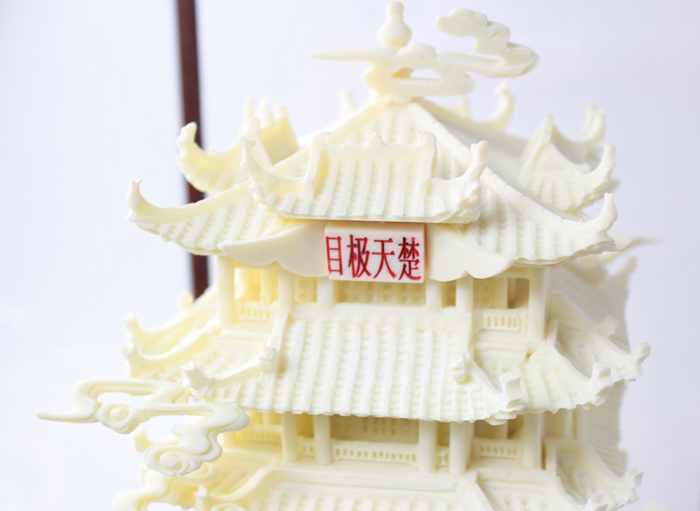 湖北礼物黄鹤楼骨雕工艺品