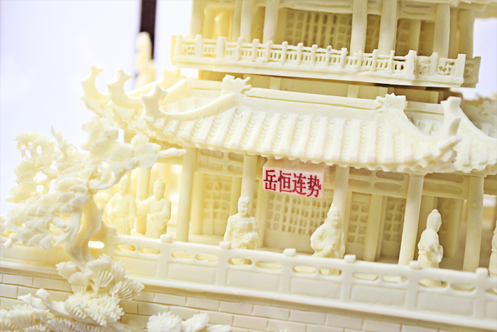 湖北礼物黄鹤楼骨雕工艺品