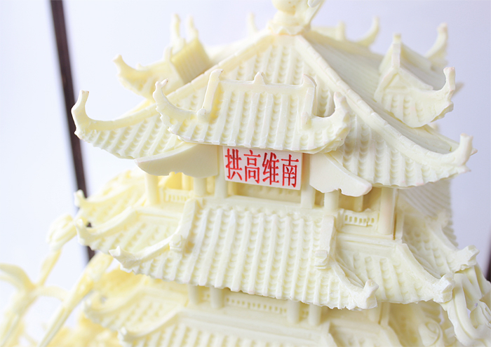 湖北礼物黄鹤楼骨雕工艺品