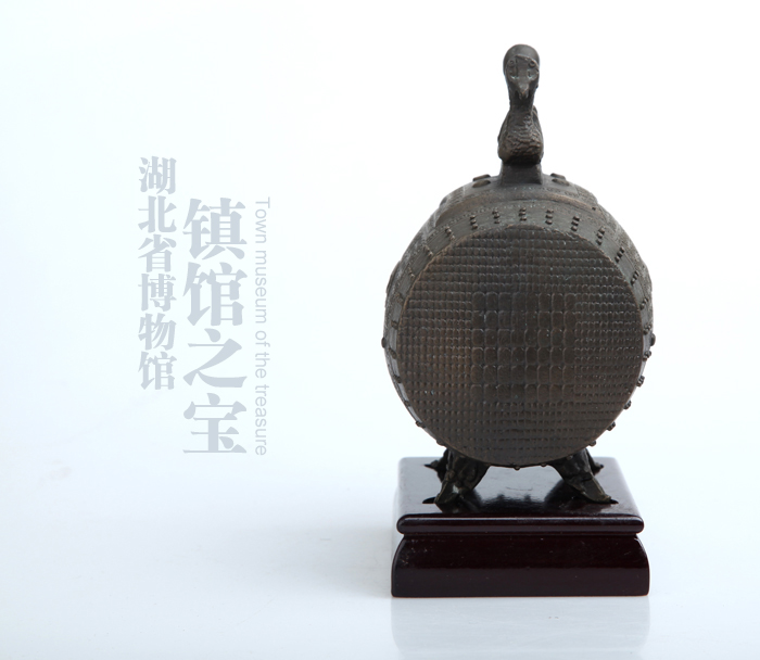 湖北工艺品 高端礼品 商代饕餮纹铜鼓青铜工艺品